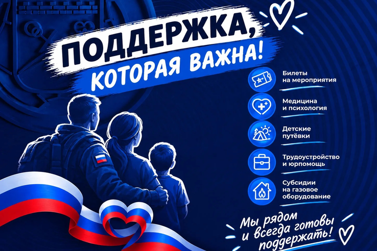 Меры поддержки участников СВО и членов их семей